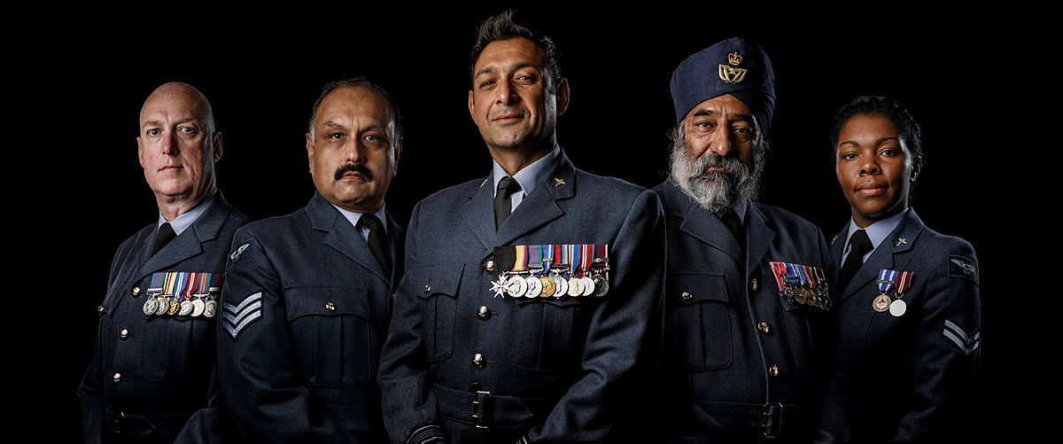 Personnel in Sikh attire.